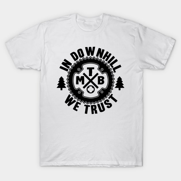 Downhill Biking Mountainbike MTB Biker Gift Bike T-Shirt by Kuehni